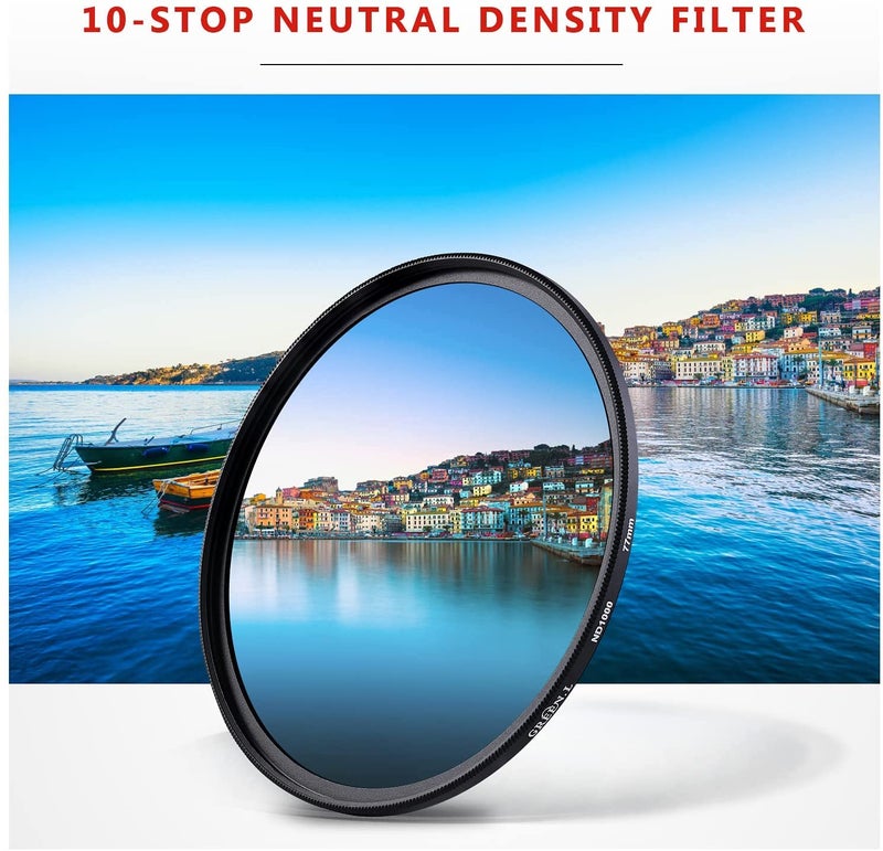GREEN.L 49mm ND1000 Filter, Slim 10-Stop Fixed Neutral Density 49mm ND Filter for Long Exposure Photography - Image 2